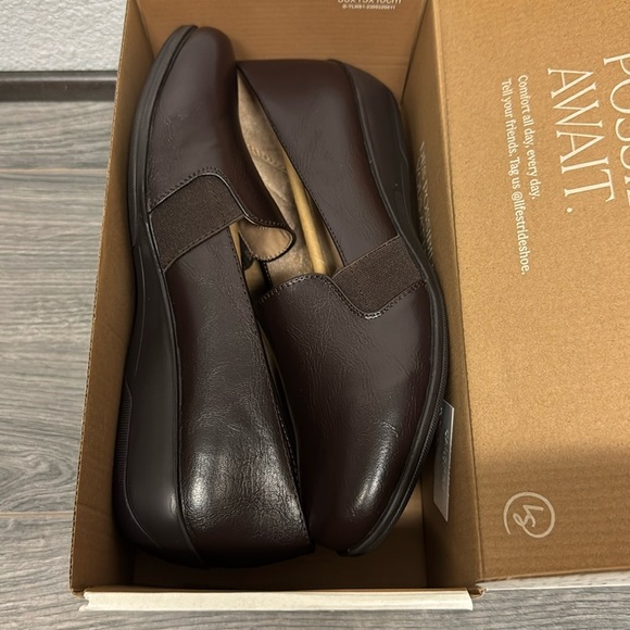 LifeStride Isabelle Wedge Slip-On In Dark Chocolate (WIDE) - Picture 2 of 6